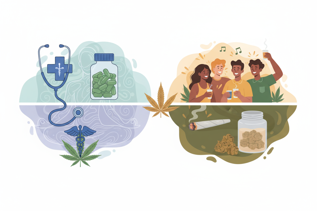 Cannabis thérapeutique vs récréatif : quelles différences ?